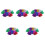 45Pièces Pom Poms Maniables Couleurs Variées 3