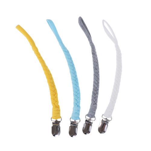 4Pièces Bandes De En Coton Colorées, Clips Pour Bébé