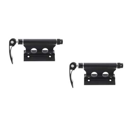 2Pièces Fixateur Fourche Aluminium Noir Rapide Stable 1
