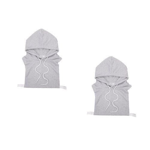 2Pièces Cols Détachables En Coton Style Hoodie Mode Et 2