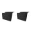 2Pcs Durable Fabric Bedside Pocket Hanging Storage Organizer in Black 8