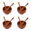 4Ensembles Bol Bois Spatule Accessoires Visage 8
