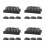 16Pièces Grille Bbq Noir Acier Nettoyage Rapide 7