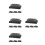 16Pièces Grille Bbq Noir Acier Nettoyage Rapide 10