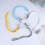 4Pièces Bandes De En Coton Colorées, Clips Pour Bébé 7