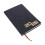 4Pcs Time Management Planner Black Faux Paper Writing Notebook 1
