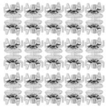 300Pièces Grippers Antidérapants En Acier Argenté Pour Bottes Hiver