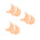 6Pièces Exfoliant Forme Spa Corps Pieds 5