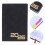 4Pcs Time Management Planner Black Faux Paper Writing Notebook 10