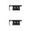 2Pièces Fixateur Fourche Aluminium Noir Rapide Stable 4