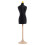 4Pièces Porte-Robe Mannequin Miniature Noir Support Stable 3