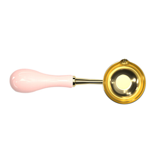 2Pièces Sceau Cire Rose Manche Bois Haute Qualité 1
