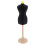 4Pièces Porte-Robe Mannequin Miniature Noir Support Stable 2