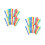 60Pièces Applicateurs Colle ABS Multicolores Pour DIY 7