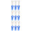 18Pièces Bouchon Anti-Odeur Silicone Pour Évacuation Sol Bleu 8