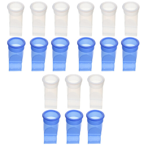 18Pièces Bouchon Anti-Odeur Silicone Pour Évacuation Sol Bleu 2