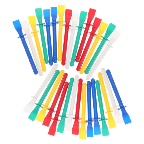 60Pièces Applicateurs Colle ABS Multicolores Pour DIY 1