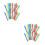 60Pièces Applicateurs Colle ABS Multicolores Pour DIY 6