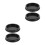 4Pièces Silicone Noire Accessoire Durable Pour Tambour Ethéré 8