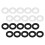 40Pcs Cotton Trumpet Key Replacement Mats for Instruments 1