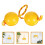 4Pièces Maracas ABS Percussions Double Balles Jouet Enfant 10