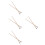 8Pièces Baguettes Xylophone Percussion Manche Bois Beige Durable 10