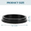 4Pièces Silicone Noire Accessoire Durable Pour Tambour Ethéré 11
