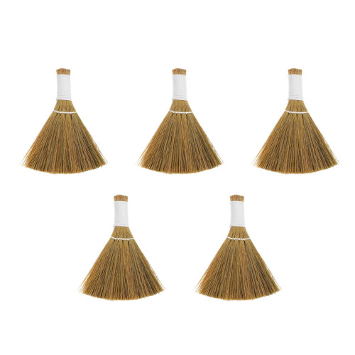 5Pièces Balai Compact En Miscanthus Pour Nettoyage Multiusage 2