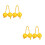4Pièces Maracas ABS Percussions Double Balles Jouet Enfant 9