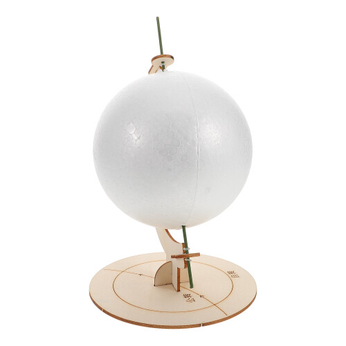 2Pcs Rotating World Globe Foam Model Kids Educational Toy