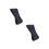 2Pcs Dark Grey Unisex Adjustable Headband Double Layer Earmuffs Warm 8
