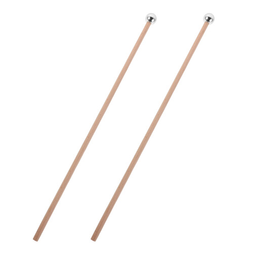 8Pièces Baguettes Xylophone Percussion Manche Bois Beige Durable