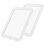 6Pcs White Magnetic Locker Mirror Makeup Mirror for Bedroom 1