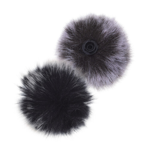 8Pcs Lapel Mic Furry Windscreens Soft Noise-Reducing Microphone Covers