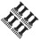 40Pcs Durable Black Wooden Thread Bobbins for Sewing and DIY Use 5