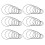 200Pcs Recorder Rubber Belts Flat Drive Replacement for Turntable Vcr 3