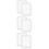 6Pcs White Magnetic Locker Mirror Makeup Mirror for Bedroom 10