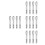 16Pcs Silver Stainless Steel Sewing and Kitchen Clips for Home Use 6
