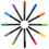 3Sets Plastic Paint Markers Set Fine Tip Smooth Writing for 1