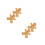 4Pcs Gingerbread Shaped Bamboo Tray Festive Snack and Cheese Board 5