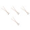 8Pièces Baguettes Xylophone Percussion Manche Bois Beige Durable 8
