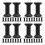 40Pcs Durable Black Wooden Thread Bobbins for Sewing and DIY Use 7