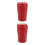 2Pièces Cendrier Rouge Pour En Pbt+abs Pratique Et Élégant 7