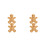 4Pcs Gingerbread Shaped Bamboo Tray Festive Snack and Cheese Board 8