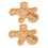4Pcs Gingerbread Shaped Bamboo Tray Festive Snack and Cheese Board 1