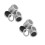 20Pcs Lightweight Silver Iron Round Metal Cans with Lids for Storage 4