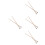 8Pièces Baguettes Xylophone Percussion Manche Bois Beige Durable 5