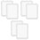 6Pcs White Magnetic Locker Mirror Makeup Mirror for Bedroom 5