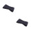 2Pcs Dark Grey Unisex Adjustable Headband Double Layer Earmuffs Warm 7