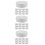 108Pcs White Polystyrene Foam Cylinders for DIY Crafts and Cake Models 9